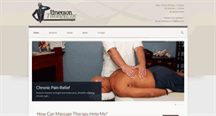 Desktop Screenshot of emersontherapeuticmassage.com